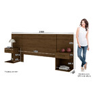 Cabeceira Box Casal 02 Gavetas Calenda Henn