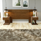 Cabeceira Box Casal 02 Gavetas Calenda Henn