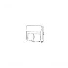 Cabeceira Box Casal 1,38 Isis Malbec Com Capitonê Vermelho