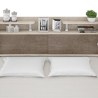 Cabeceira Box Casal 1,38cm  Elisa Avelã Avelã/castanho - Fram