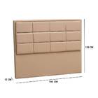 Cabeceira Box Casal 140cm Lotus Veludo Bege Bnn Decor