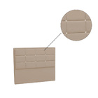 Cabeceira Box Casal 140cm Lotus Veludo Rose Com Strass Tana D