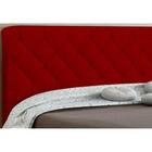 Cabeceira Box Casal 160cm Paris Amassado Vermelho