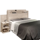 Cabeceira Box Casal Austin Mesa De Cabeceira Avelã Mad