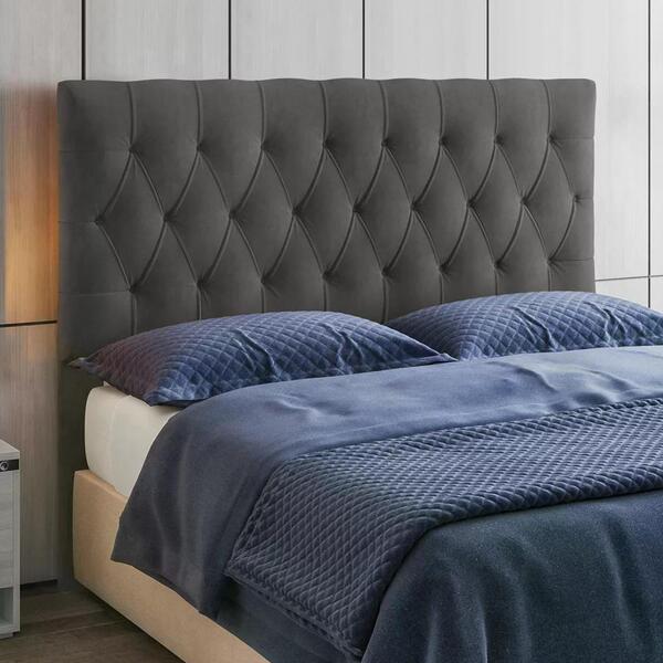 Cabeceira Box Casal Capitone 140 Cm Suede Modoval