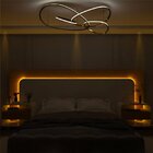 Cabeceira Box Casal Com 2 Mesas De Cabeceira Com Led Innova 1