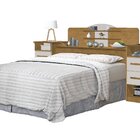 Cabeceira Box Casal Com Mesa Lateral Imperial J&a Móveis Jequ
