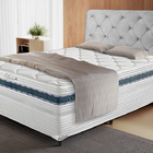 Cabeceira Box Casal Estofada Cinza 1,38m Panna