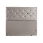 Cabeceira Box Casal Estofada Cru 1,38m Berdan