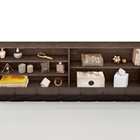 Cabeceira Box Casal Isis Chocolate Com Capitonê Marrom