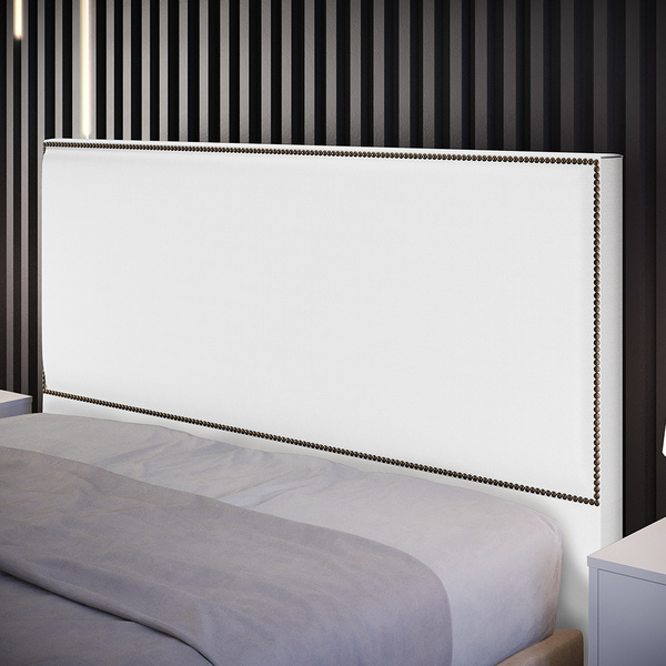 Cabeceira Box Casal King Com Tachas 195 Cm Vicenza L02 Facto