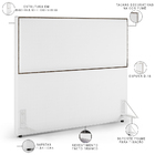 Cabeceira Box Casal King Com Tachas 195 Cm Vicenza L02 Facto