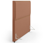 Cabeceira Box Casal King Com Tachas 195 Cm Vicenza L02 Linho