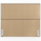 Cabeceira Box Casal King Com Tachas 195 Cm Vicenza L02 Linho