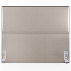 Cabeceira Box Casal King Com Tachas 195 Cm Vicenza L02 Linho