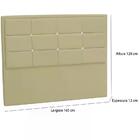 Cabeceira Box Casal Lotus 140 Cm Pf Móveis