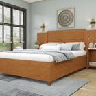 Cabeceira Box Casal Painel Ajustável Arizona   Cinamomo