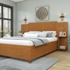 Cabeceira Box Casal Painel Ajustável Arizona   Cinamomo