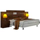 Cabeceira Box Casal Plenus - Novo Horizonte - Canela