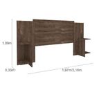 Cabeceira Box Casal Queen Arizona Tcil Móveis Cumaru Rustic