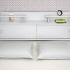 Cabeceira Box Casal Queen Elisa Branco Ou Branco/preto