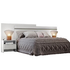 Cabeceira Box Casal Volga Com 2 Mesas De Cabeceira Clic Móveis