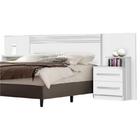 Cabeceira Box Detroit Regulável Branca