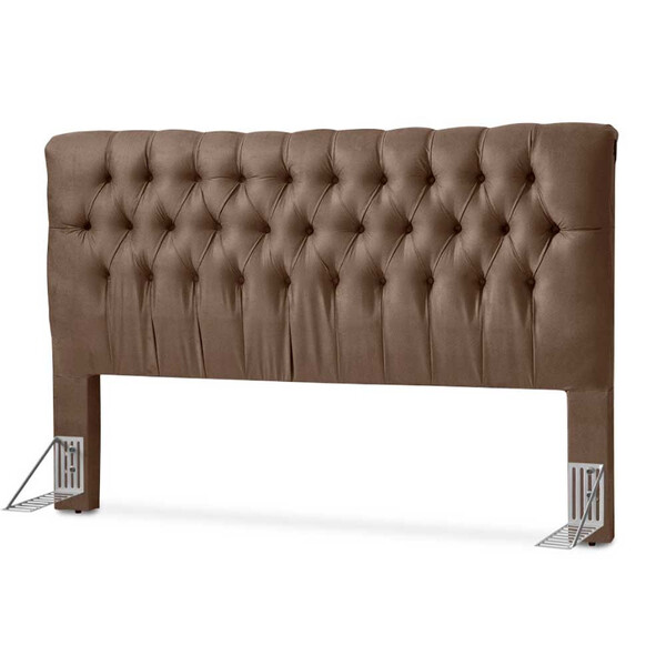 Cabeceira Box Estofada Iasmin Casal 1,60 Metros Atraente Móve