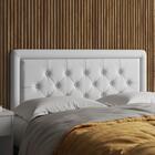 Cabeceira Box Estofada Queen Roberts Branco