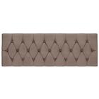 Cabeceira Box Isabella Casal Malbec Captonê Bege Escuro