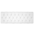 Cabeceira Box Isabella Solteiro Malbec Captonê Branco