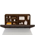 Cabeceira Box Isabella Solteiro Malbec Captonê Marrom