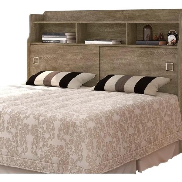 Cabeceira Box Jéssica Cambel Noce 1.40 Quarto