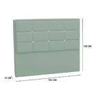 Cabeceira Box King 195cm Lotus Veludo Verde Claro Bnn Decor
