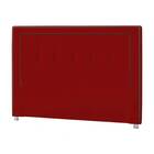 Cabeceira Box King 195cm Napole Veudo Vermelho Tana Decor