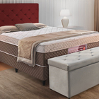 Cabeceira Box King Estofada Bordô 1,93m Berdan