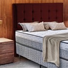 Cabeceira Box King Estofada Bordô 1,93m Hafen