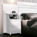 Cabeceira Box King Size Com Mesas Laterais Magnifica Branco F