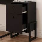 Cabeceira Box King Vicenza 195 Cm Bouclê Cru L02 Com 02 Mesas