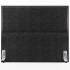 Cabeceira Box King Vicenza 195 Linho Chumbo L02 E 2 Mesas De