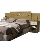 Cabeceira Box Lara Casal Expansível Freijó/off White – Vj Móv