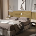 Cabeceira Box Lara Casal Expansível Freijó/off White – Vj Móv