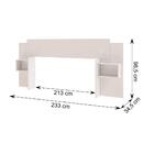 Cabeceira Box Natal Plus Casal Salleto Branco