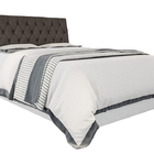 Cabeceira Box Queen 1,58 Isis Amarula Com Capitonê Marrom - F