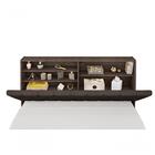 Cabeceira Box Queen 1,58 Isis Chocolate Com Capitonê Marrom