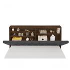 Cabeceira Box Queen 1,58 Isis Malbec Com Capitone Preto