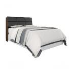 Cabeceira Box Queen 1,58 Isis Malbec Com Painel Class Preto