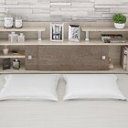 Cabeceira Box Queen 1,58cm Elisa Avelã Avelã/castanho - Frama