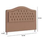 Cabeceira Box Queen 160cm Belize Veludo Rose Tana Decor