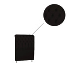 Cabeceira Box Queen 160cm Domus Veludo Preto Bnn Decor